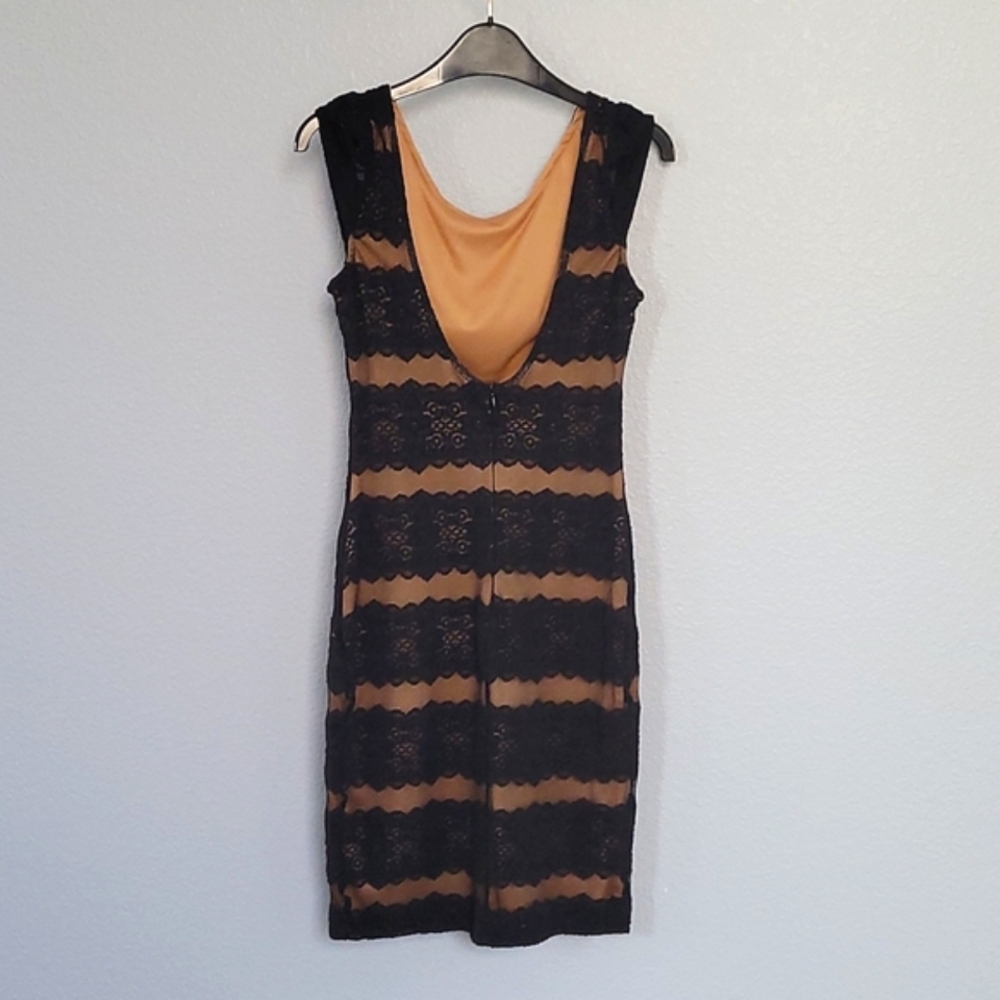 Mystic, size small, black lace dress - Picture 4 of 6